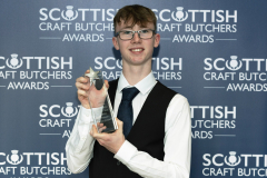 FREE TO USE PHOTOGRAPH...Scottish Craft Butchers Training Awards 2024
Glen Stewart from HD Ferguson Butchers in Lochgilphead who was the winner in the Level 3 Modern Apprentice of the Year
see press release or contact Claire Simpson on claire@craftskills.scot
Picture by Graeme Hart.
Copyright Perthshire Picture Agency
Tel: 07990 594431
