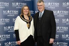 Scottish Craft Butchers 106th AGM...17.11.24
SCB President Laura Black pictured with SCB Executive Manager Gordon King
Picture by Graeme Hart.
Copyright Perthshire Picture Agency
Tel: 07990 594431