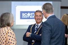 Scottish Craft Butchers 106th AGM...17.11.24
Outgoing SCB Presdient George Jarron talks with NCB President David Gigli
Picture by Graeme Hart.
Copyright Perthshire Picture Agency
Tel: 07990 594431