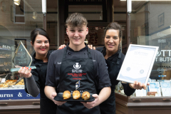 FREE TO USE PHOTOGRAPH....Scottish Craft Butchers Make It With PorkChampionship 2024
Sisters Jane Ross (left) and Emma Burns from Thomas Burns & Son Boness who have been named Make It With Pork Champions for 2024 pictured with Janes son Luke Ross.
see prerss release from Maureen Young 07778 779888
Picture by Graeme Hart.
Copyright Perthshire Picture Agency
Tel: 07990 594431