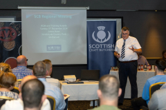 Scottish Craft Butchers Regional Meeting, Garfield House Hotel, Stepps
Gordon King
Picture by Graeme Hart.
Copyright Perthshire Picture Agency
Tel: 07990 594431