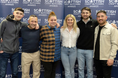 Butchers Wars Team GB, pictured from left, Ben Megahy, Richard Megahy, Kirsty Neil, Helena Akroyd, James Mitchell and Ryan Tierney.

Picture by Graeme Hart.
Copyright Perthshire Picture Agency
Tel: 07990 594431