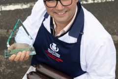 Scottish Craft Butchers Awards 2024
James Pirie & Sons winners of of the Scottish Black Pudding Championship, pictured Nigel Ovens with his trophy.
Picture by Graeme Hart.
Copyright Perthshire Picture Agency
Tel: 07990 594431